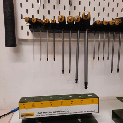 Giá treo bộ lục giác Proxxon cho bảng treo dụng cụ Ikea Skadis