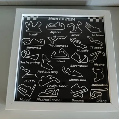 Bảng treo tường các đường đua MotoGP 2024
