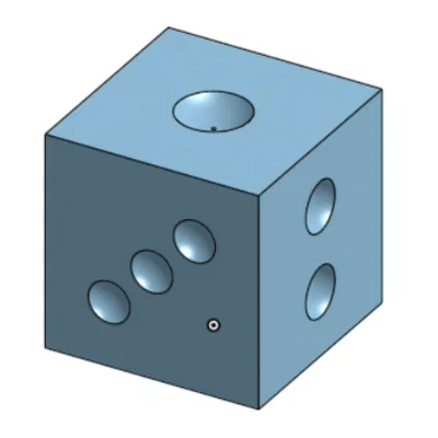 Mô hình xúc xắc (Cube Game) 3D đơn giản và thú vị