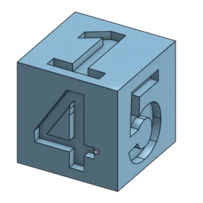 Mô hình khối lập phương (cube game) 3D in ấn tại nhà