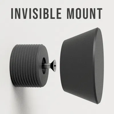 Móc Treo Tường Hiện Đại Với Thiết Kế Ốc Vít Ẩn