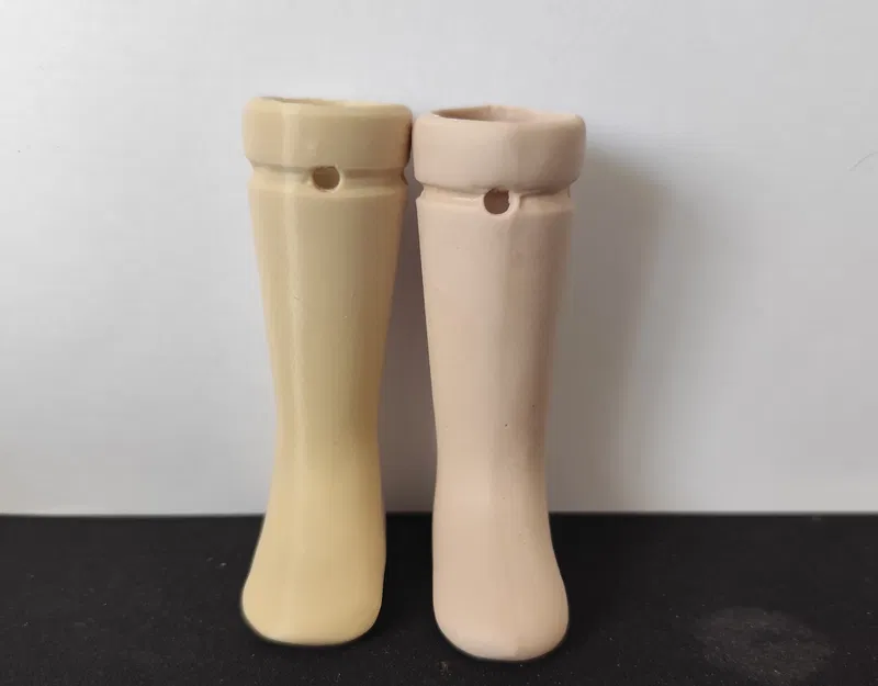 Búp bê gốm cổ - Chân thay thế độ chính xác cao (Linh kiện phục chế) - Image 3