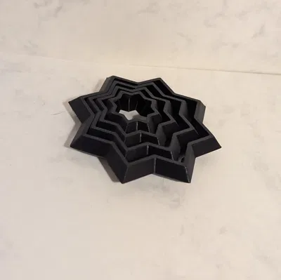 Mô hình Ngôi sao Fidget cầm tay (Pocket Fidget Star) in 3D cực nhanh