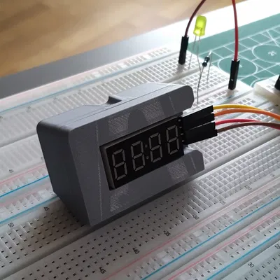 Vỏ bảo vệ (housing) cho module hiển thị LED TM1637 4 số gọn đẹp