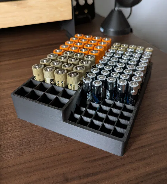 Khay Đựng Pin Đa Năng Cho 40 Pin AA và 65 Pin AAA Tiện Lợi - Image 1