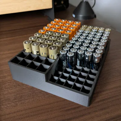 Khay Đựng Pin Đa Năng Cho 40 Pin AA và 65 Pin AAA Tiện Lợi