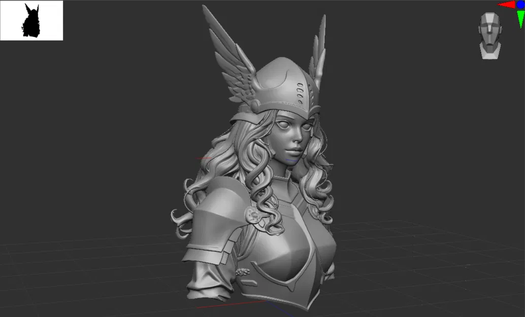 Tượng Bán Thân Valkyrie (VALKYRIE - BUST) - Image 2