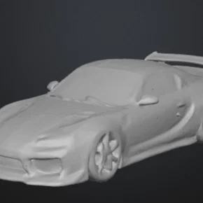 Mô hình in 3D xe thể thao Toyota Supra MK4 siêu ngầu
