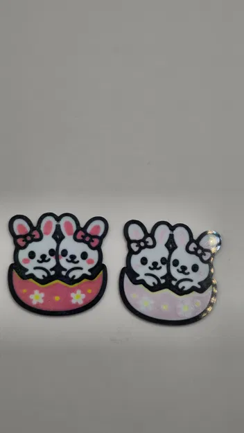 Móc khóa trứng thỏ Phục sinh siêu dễ thương - Image 4