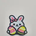 Móc khóa Thỏ Phục sinh dễ thương kèm trứng - Thumbnail 2