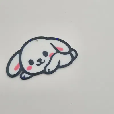 Móc khóa chú thỏ ngủ siêu đáng yêu