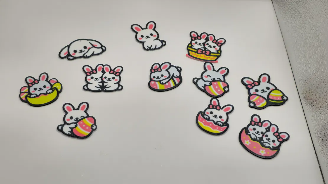 Móc khóa chú thỏ ngủ siêu đáng yêu - Image 3