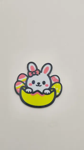 Móc khóa Thỏ Phục Sinh nở từ trứng siêu dễ thương - Image 1