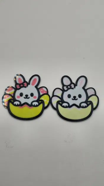 Móc khóa Thỏ Phục Sinh nở từ trứng siêu dễ thương - Image 4