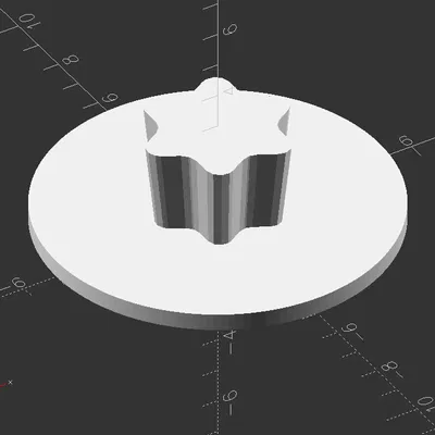 Nắp che đầu vít Torx T20 & T25 phẳng đẹp cho đồ nội thất