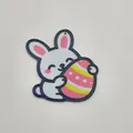 Móc khóa Thỏ ôm trứng Phục sinh dễ thương - Thumbnail 2