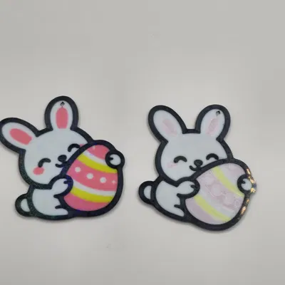 Móc khóa Thỏ ôm trứng Phục sinh dễ thương