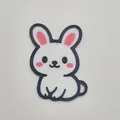 Móc khóa Thỏ con đáng yêu (Cute Bunny Keychain) - Thumbnail 1