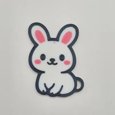 Móc khóa Thỏ con đáng yêu (Cute Bunny Keychain)
