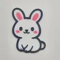 Móc khóa Thỏ con đáng yêu (Cute Bunny Keychain) - Thumbnail 2