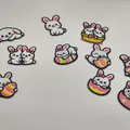 Móc khóa Thỏ con đáng yêu (Cute Bunny Keychain) - Thumbnail 3