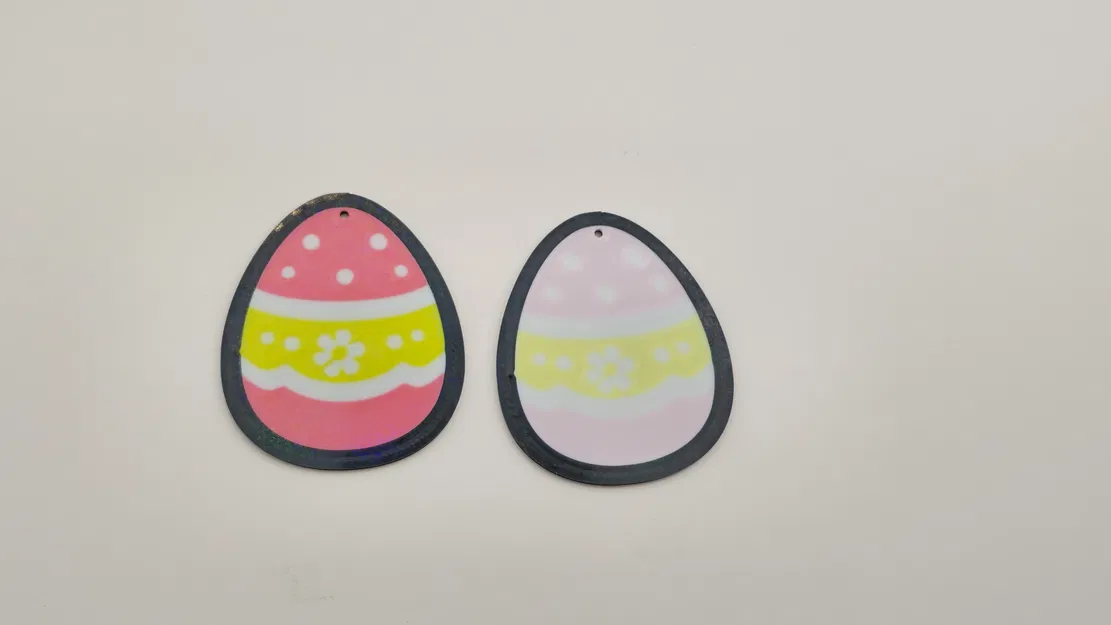 Móc khóa trứng Phục sinh đính hoa – Móc khóa quả trứng mùa xuân - Image 3