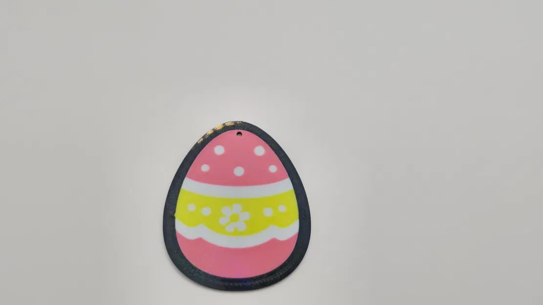 Móc khóa trứng Phục sinh đính hoa – Móc khóa quả trứng mùa xuân - Image 4