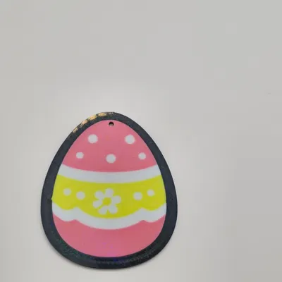 Móc khóa trứng Phục sinh đính hoa – Móc khóa quả trứng mùa xuân