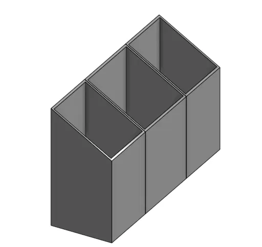 Khay Đựng Remote 3 Ngăn Gọn Gàng - Thiết Kế In 3D Tiện Dụng - Image 1