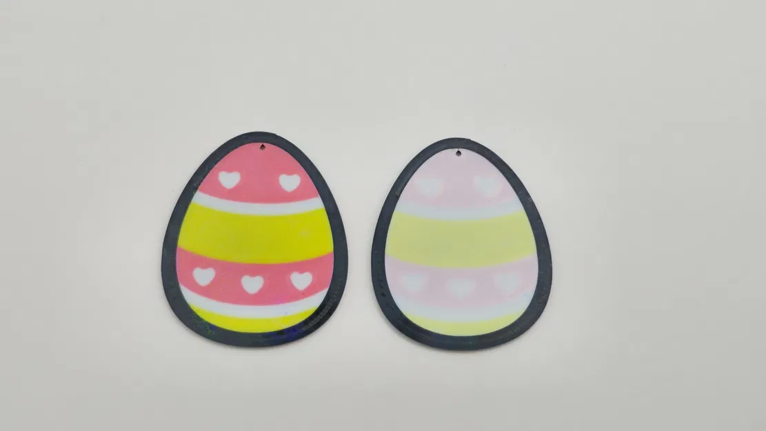 Móc khóa Trứng Phục sinh hình Trái tim - Image 2