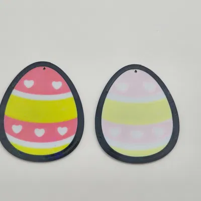 Móc khóa Trứng Phục sinh hình Trái tim