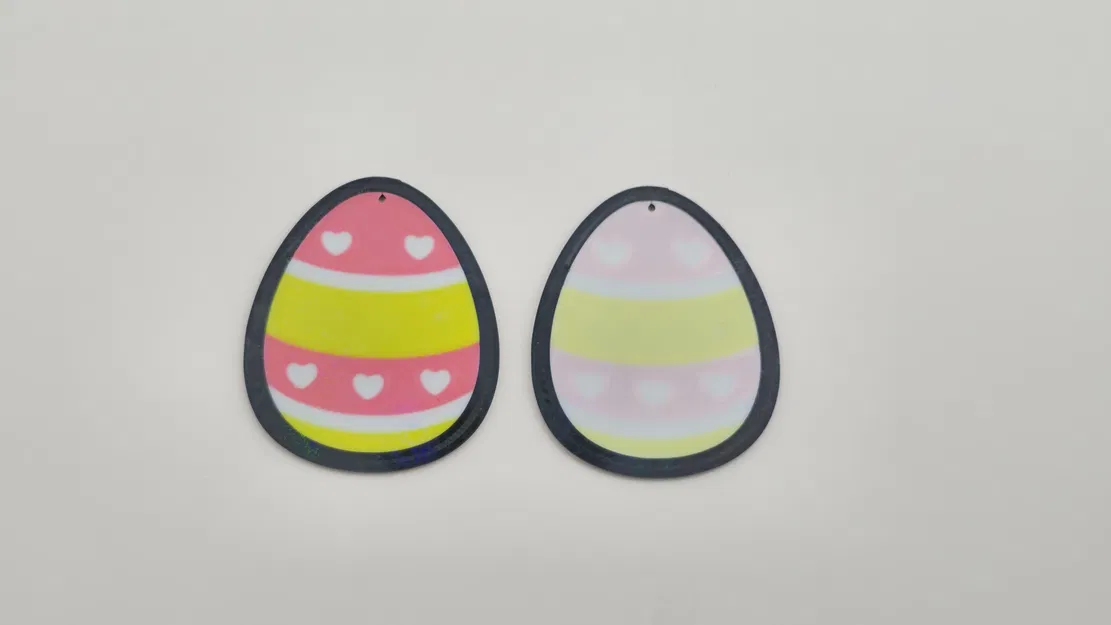 Móc khóa Trứng Phục sinh hình Trái tim - Image 3