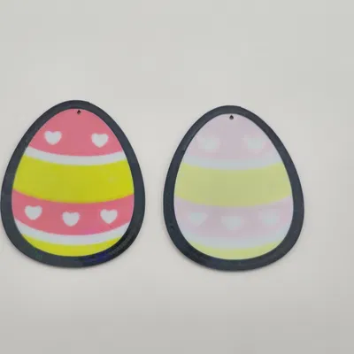 Móc khóa Trứng Phục sinh hình Trái tim