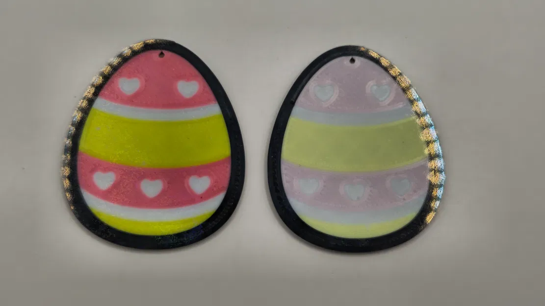 Móc khóa Trứng Phục sinh hình Trái tim - Image 4