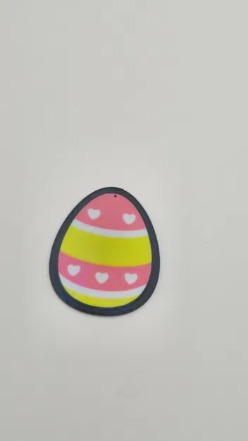 Móc khóa Trứng Phục sinh hình Trái tim - Image 5