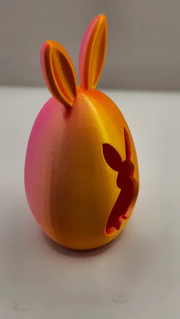 Mô hình trang trí trứng Phục sinh hình thỏ - Easter Bunny Egg Decoration - Image 2