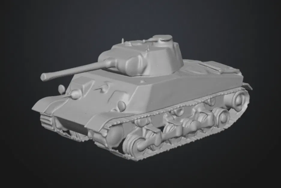 Mô hình xe tăng chiến đấu quân sự in 3D cực chi tiết - Image 1