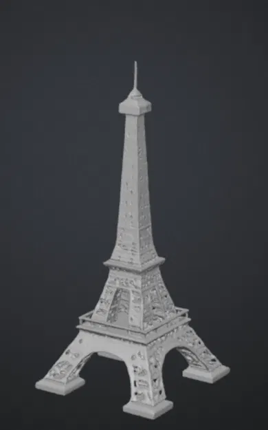 Mô hình tháp Eiffel tinh tế dùng để trang trí in 3D - Image 1