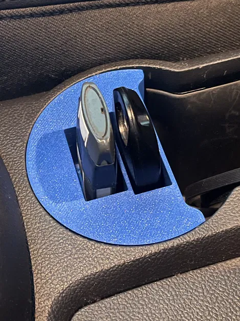 Bộ giá đỡ remote gắn hộc để ly cho xe Opel Mokka X - Image 1