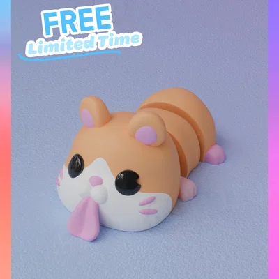 Móc khóa Chuột Hamster Flexi (Phiên bản 1 màu)