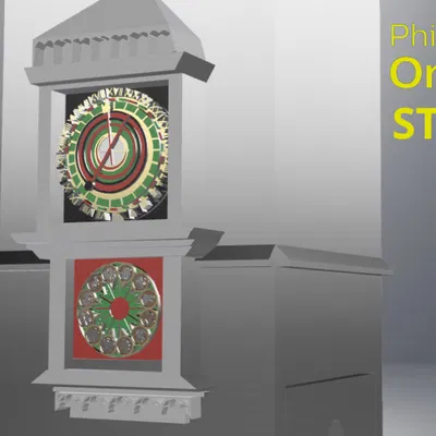 Giá đỡ Philips OneBlade mô phỏng đồng hồ thiên văn KCD2