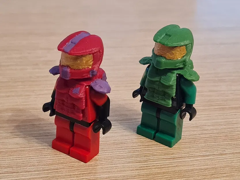 Bộ giáp Master Chief in 3D cực ngầu cho mô hình LEGO - Image 1
