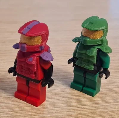Bộ giáp Master Chief in 3D cực ngầu cho mô hình LEGO