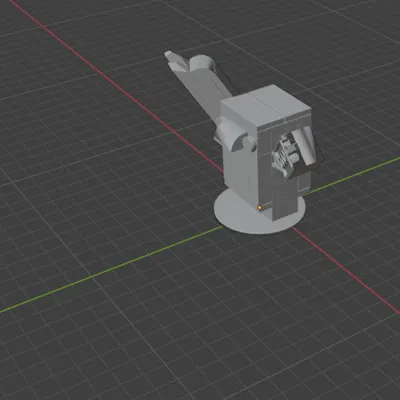 Mô hình 3D Mechuin: Sự kết hợp độc đáo giữa chim cánh cụt và Robot