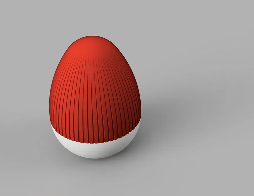 Trứng Phục sinh Parametric – Thiết kế vặn ren hai phần có thể tùy chỉnh văn bản - Image 1