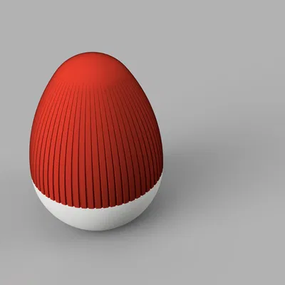 Trứng Phục sinh Parametric – Thiết kế vặn ren hai phần có thể tùy chỉnh văn bản