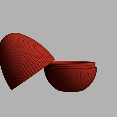 Trứng Phục sinh Parametric – Thiết kế vặn ren hai phần có thể tùy chỉnh văn bản