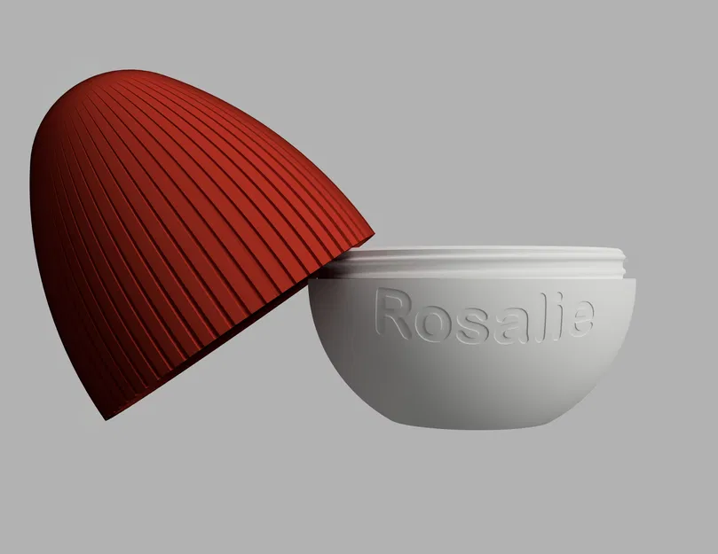 Trứng Phục sinh Parametric – Thiết kế vặn ren hai phần có thể tùy chỉnh văn bản - Image 6