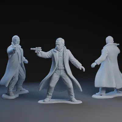 Mô hình 3D Luthen Rael (Andor) phong cách lính nhựa cổ điển