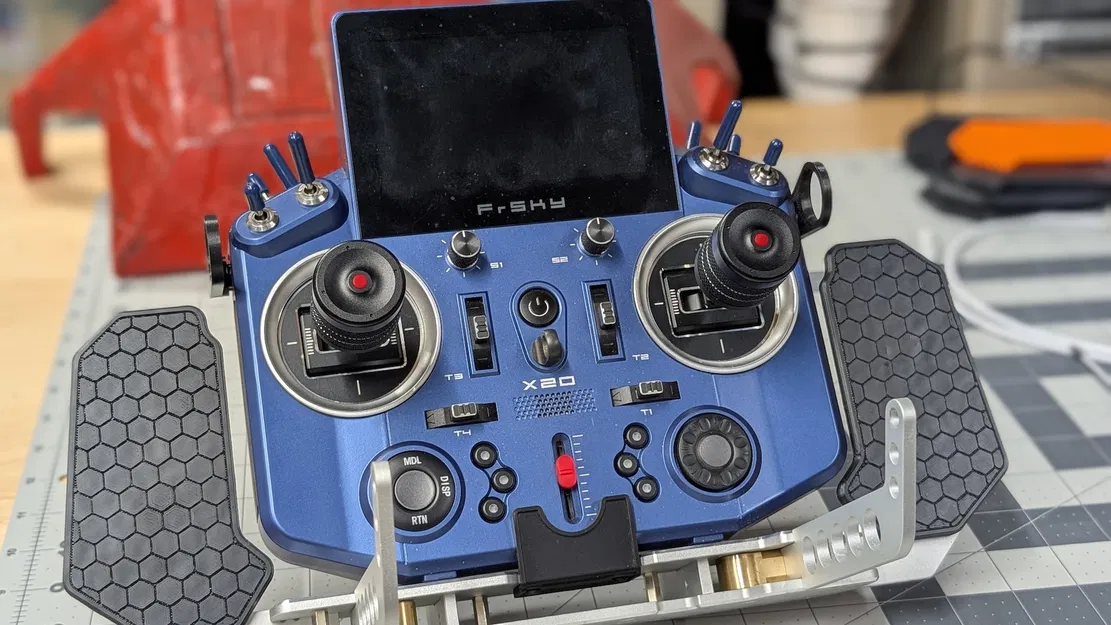 Bộ vòng side pot và đệm cổ tay khoét rãnh cho khay nhôm CNC FrSky X20 - Image 1